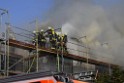 Dachstuhlbrand Koeln Poll Geislarerstr P215